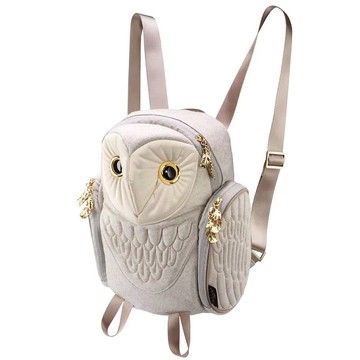 Morn Creations 正版倉鴞後背包 S 淺灰 (BO-126)