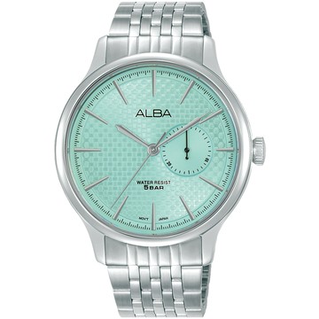 ALBA 日系簡約時尚腕錶/藍/41mm (VH65-X001G/A5B007X1)