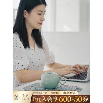 萬仟堂陶瓷茶杯個人專用高檔主人杯女士精致茶具一人喝茶杯平安