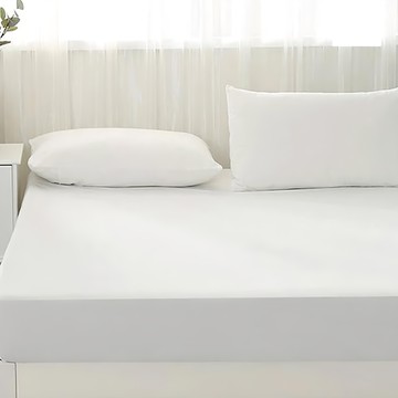 3M防水透氣床包式保潔墊 枕套  75 x 45cm  純白  1個