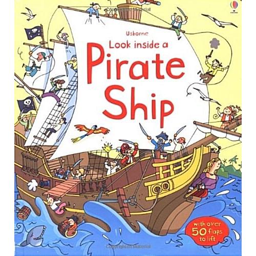 Look Inside Pirate Ship (Hardcover)