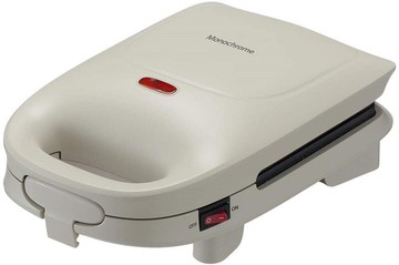 【日本代購】Monochrome 熱壓三明治機 MSW-0600 白色