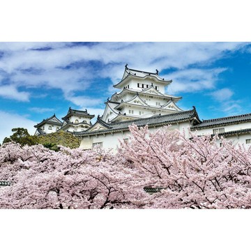 臺灣製750片優質夜光拼圖 - 世界風情-日本‧兵庫縣‧姬路市~姬路城~ 750L-001