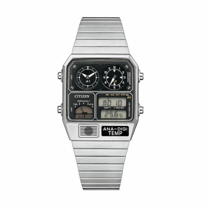 【美品】CITIZEN ANA-DIGI TEMP 腕時計　シルバー 楽天市場】citizen ana digi temp silverの通販