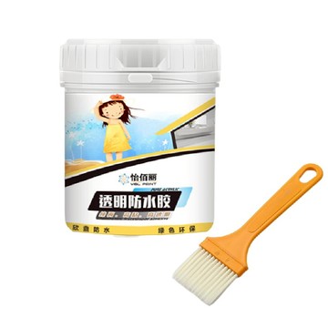 【創藝】透明防水膠 送刷子 300G 600G 1KG (快速出貨）防水膠 屋頂補漏 補漏膠 防水膠透明膠 防水止漏