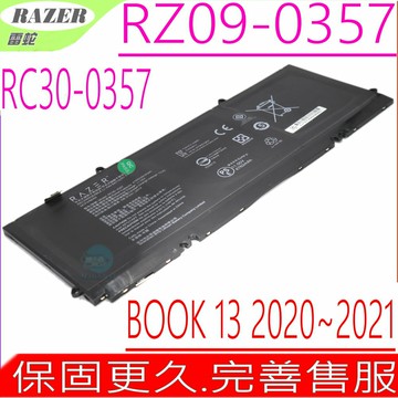 RAZER 雷蛇 RC30-0357 原裝電池 Book13 RZ09-0357 2021 Book 13 UHD Touch 2020