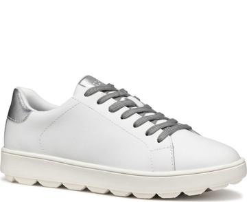 GEOX SPHERICA ECUB LEISURE 平底鞋 白色女款鞋子