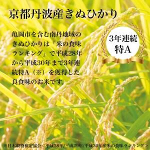 ふるさと納税 京都丹波産 きぬひかり 5kg × 6ヶ月 計30kg ※米食味鑑定士厳選 ※精米したてをお届け【京都伏見のお米問屋が精.. 京都府亀岡市