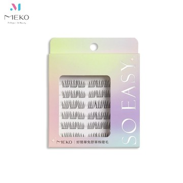 MEKO 好簡單自黏式免膠單株睫毛 - 上睫毛 女團款 I-002 【官方旗艦館】