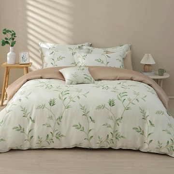 雙人兩用被套特大床包組/ 天絲300織 / 天絲 萊賽爾 / 芮雅 [鴻宇] 台灣製 - T20195