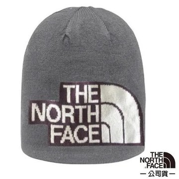 【美國 The North Face】彈性透氣時尚針織保暖毛帽(深帽口/可覆耳).毛線帽/5FW8-206 礦灰 N