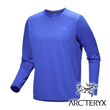 【Arc'teryx 始祖鳥】男 Cormac快乾長袖圓領衫『伊萊克雜藍』X009719 戶外 露營 登山 健行 休閒 時尚 快乾 長袖 上衣