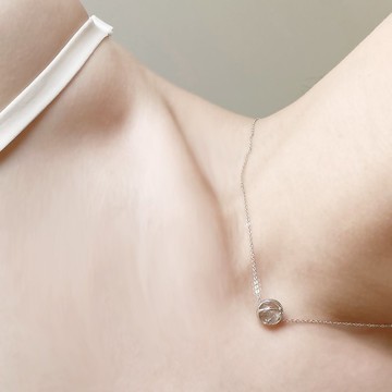 【DIY寵物紀念項鍊-星球】925純銀 寵物 親人毛髮/乳牙/骨灰