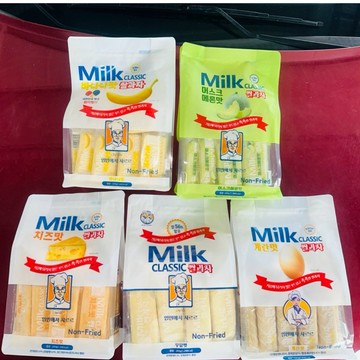 韓國限定🇰🇷Milk CLASSIC 哈密瓜口味米餅240g 牛奶米餅 香蕉米餅 起司米餅 雞蛋米餅 米果 鮮奶米餅