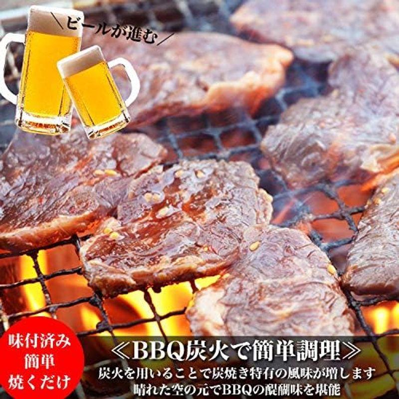 1.8kg (600g×3) (タレ込み) 牛ハラミ(サガリ) 厚切り 味付き焼肉 BBQ バーベキュー 野菜炒め 弁当