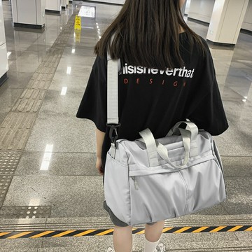 大容量旅行健身運動側背包 旅行包女手提行李袋運動訓練健身包瑜伽包干濕分離男士出差斜挎包