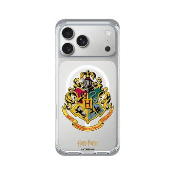iPhone 17 Pro Max ClearX (MagSafe 兼容) 霜透灰 - 哈利波特 Harry Potter - 哈利波特-學院徽章