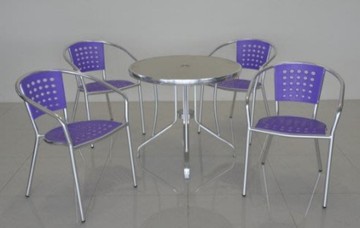 ╭☆雪之屋☆╯鋁管戶外椅(單張)/戶外休閒桌椅E06