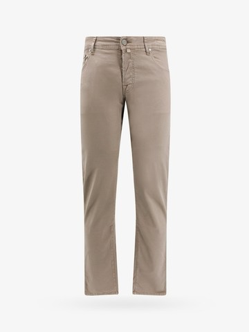 Cotton slim trouser with back logo patch - JACOB COHEN - gender_Man