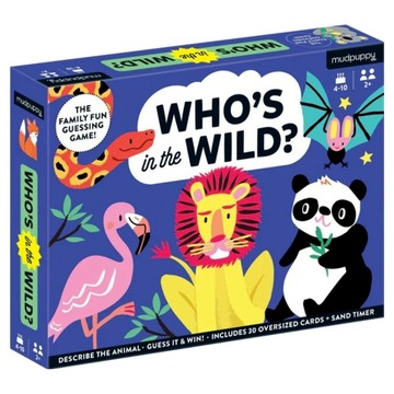 mudpuppy 趣味兒童猜謎桌遊-猜猜誰在野外  1個  混合顏色