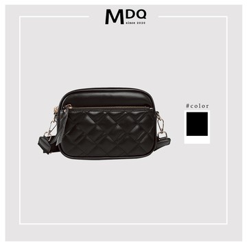 MDQ (訂單金額滿520送錢包) 清新潮流菱格側肩包 單肩包  手提包  女包 小方包 通勤包 休閒包 91V009