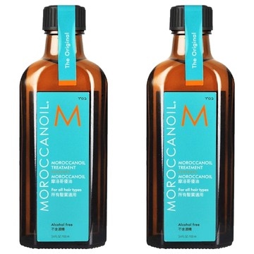 MOROCCANOIL 摩洛哥優油 護髮油 TREATMENT 適用於所有髮質 讓秀髮更加柔順光滑  100ml  2瓶