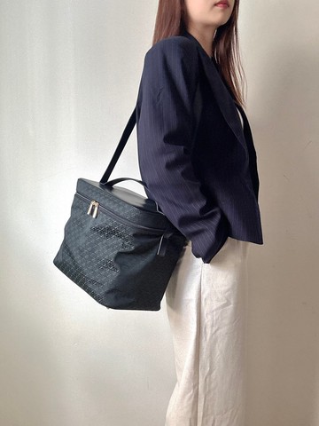 中古名牌 Loewe 羅意威 老花圖案 化妝盒手袋 化妝師工作包 手提