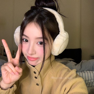 艾米戀 新款保暖耳機式耳套 高顏值ins可摺疊 秋冬季防凍護耳 毛絨耳罩學生