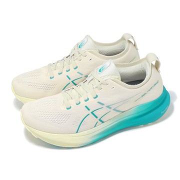 Asics 慢跑鞋 GEL-Kayano 31 男鞋 米白 藍綠 支撐 厚底 緩衝 運動鞋 亞瑟士 1011B867200