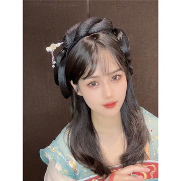 蝶戀花中式古風簪子流蘇步搖純銀和田玉高級感發簪七夕禮物送女友