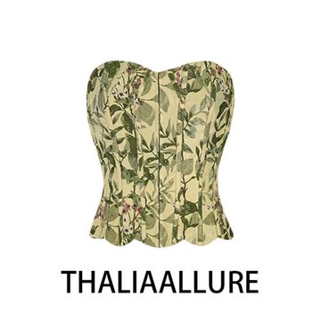 法式性感魚骨胸衣吊帶小背心女夏外穿辣妹內搭設計感打底抹胸上衣