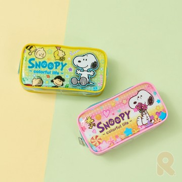 史努比SNOOPY繽紛系列大方透明筆袋 史努比 筆袋 收納 文具 WP252