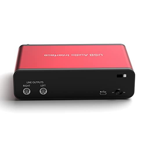 USB Audio Interface 24Bit 192kHz for Recording Podcasting and St 並行輸入品