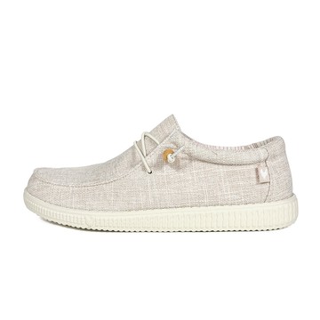 Walk In Pitas 女鞋 WP150 WALLABI LINEN 超輕量懶人鞋(PI2426-013 沙灘米)