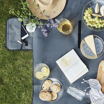 Sagaform City系列 野餐墊-三色 - 黑