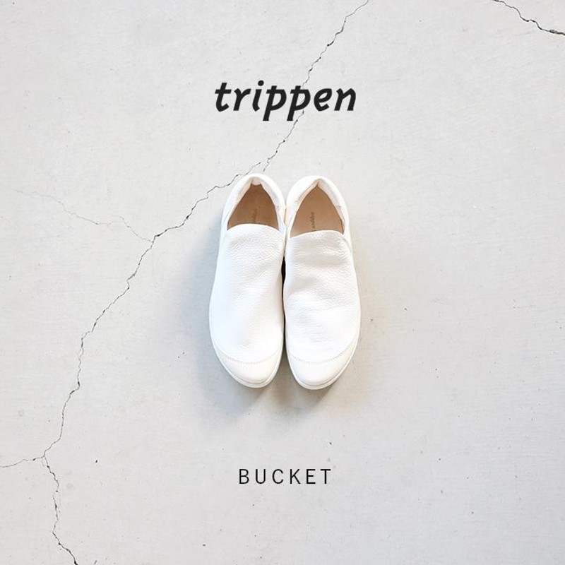 スリッポン trippen トリッペン swan BUCKET white ホワイト 白