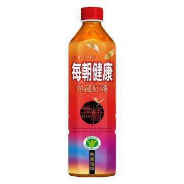 每朝健康熟藏紅茶(無糖) 650ml