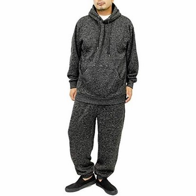 セットアップ メンズ 大きいサイズ ニットフリース フード裏ボア プルオーバー 裏起毛 パーカー スウェットパンツ 2l ブラック 通販 Lineポイント最大get Lineショッピング