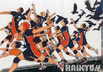 鳥野高中/音駒高中A4閃亮透明文件夾排球少年！跳躍慶典2017商品