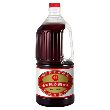 萬家香 金露醬油 100%純天然釀造  1.5L  1瓶
