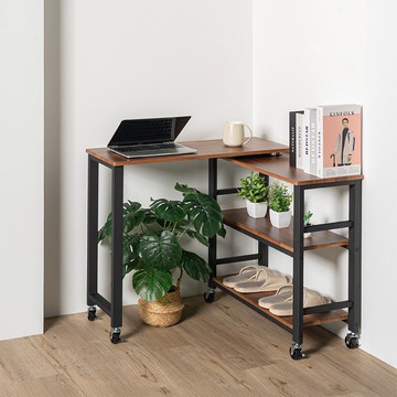 旋轉收納桌 移動收納架 餐桌 工作桌