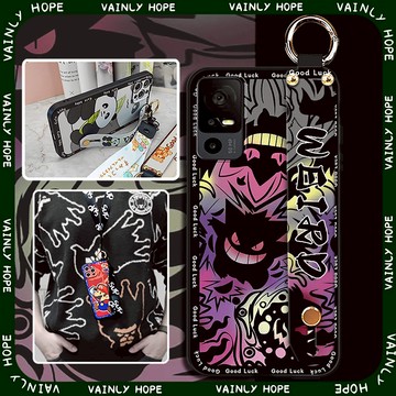 適用TCL 40R/夏普Aquos V6 5G手機殼商務硅膠支架防塵拼圖軟殼 z8111