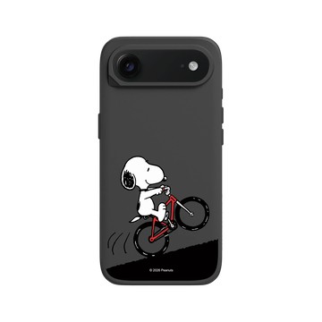 iPhone Air SolidX 黑 - 史努比 Snoopy - 騎腳踏車