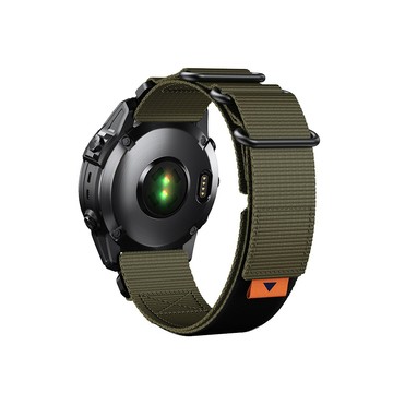 【ibits】Garmin Fenix 7X instinct 2 三環尼龍錶帶 魔鬼氈快拆 替換腕帶 22/26mm