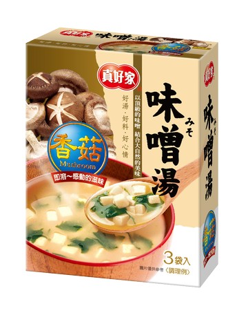 【真好家】新-香菇味噌湯(11gx3包入)-奶素