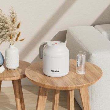 Simita保溫壺家用大容量不銹鋼暖壺熱開水瓶辦公室時尚泡茶壺