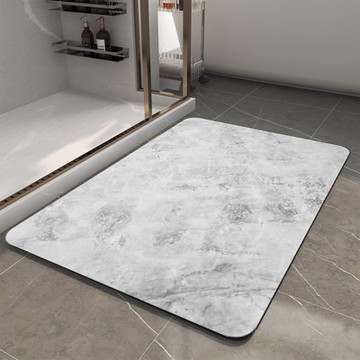 【帕斯特地墊】40*60cm 多款任選 雙層超吸水浴室防滑地墊 快速吸水 速乾防滑 大理石紋(地墊 腳踏墊)
