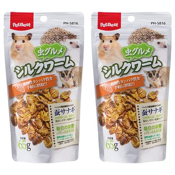 PetBest 吉田小動物 乾燥蟲蛹  65g  2包