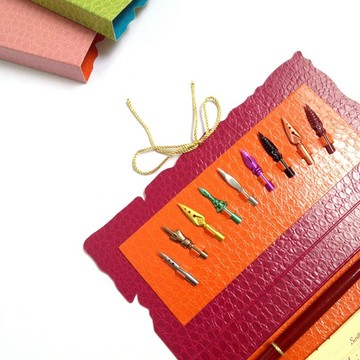 422C 義大利木桿沾水筆尖組-彩紋 | Francesco Rubinato