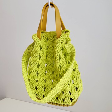Tone on tone mesh bag 同恩同網袋 / 手工鉤針編織包